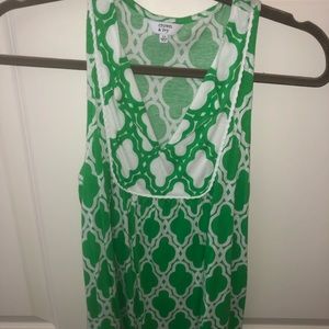Green Printed Tank